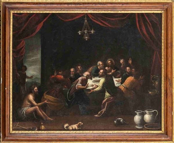 Ultima cena...  - Asta Dipinti e Disegni dal XV al XIX secolo - Bertolami Fine Art - Casa d'Aste