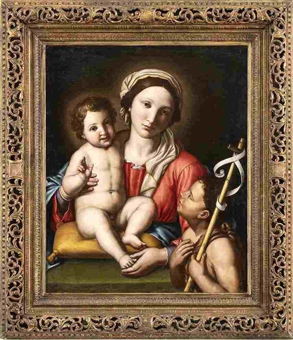 Giovanni Battista Salvi Sassoferrato - Madonna con Bambino ...