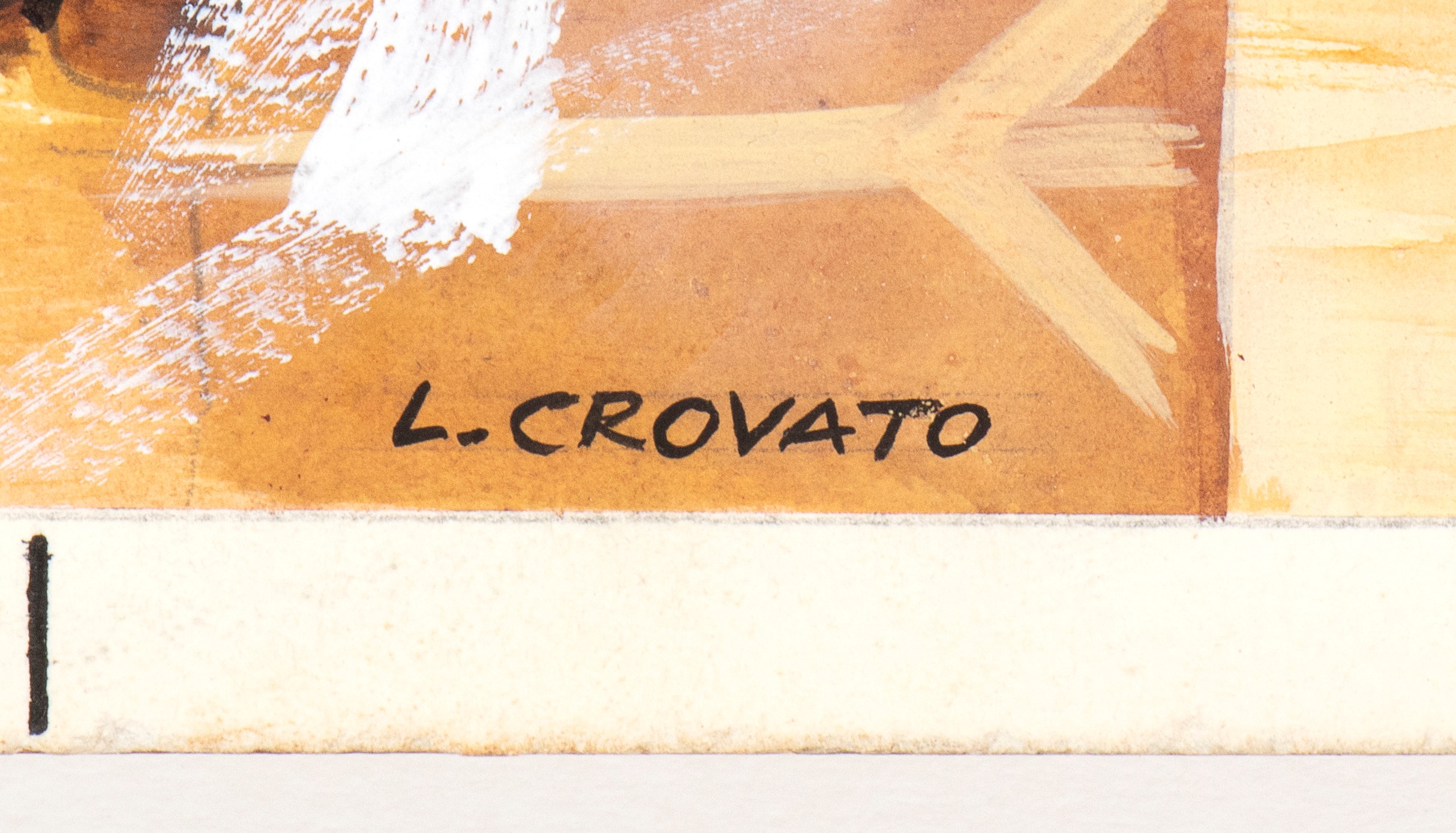 Crovato, Luciano (venezia, ?) Bozzetto Originale