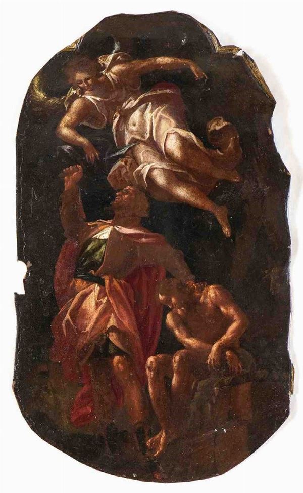 Il sacrificio di Isacco...  - Auction Dipinti e Disegni dal XV al XIX secolo - Bertolami Fine Art - Casa d'Aste