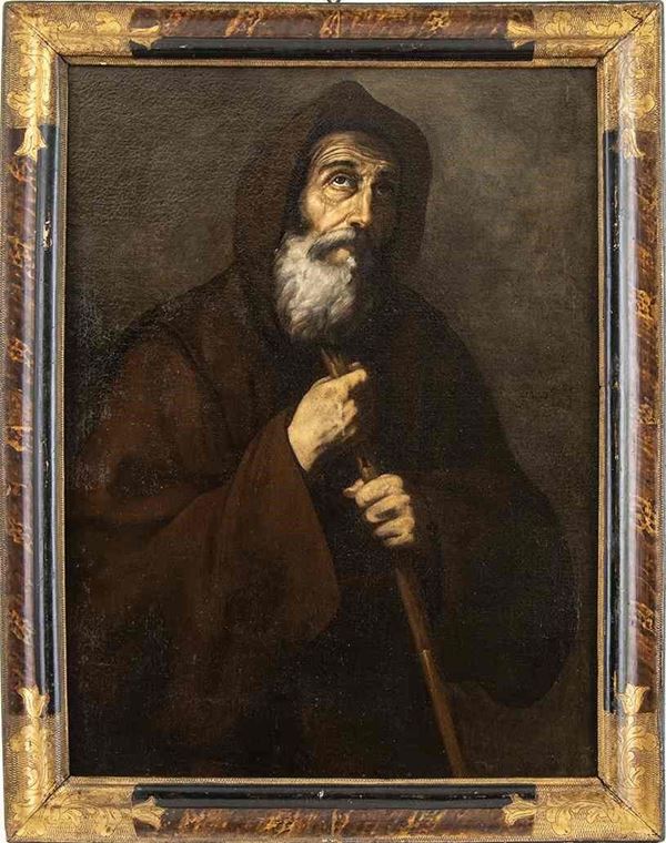 Jusepe de Ribera : San Francesco di Paola ...  - Auction Dipinti e Disegni dal XV al XIX secolo - Bertolami Fine Art - Casa d'Aste