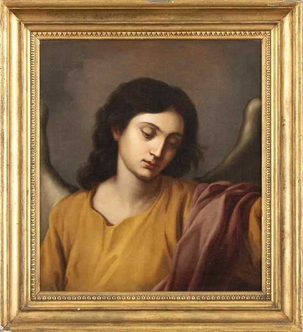 CERCHIA DI BARTOLOM&#200; ESTEBAN MURILLO (Siviglia,  1618 &#8211; Cadice,  1682) : Angelo  ...  - Asta Dipinti e Disegni dal XV al XIX secolo - Bertolami Fine Art - Casa d'Aste