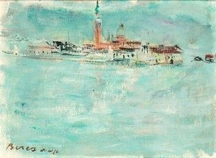 Veduta di Venezia, 1946...  - Asta Arte Moderna e Contemporanea - Pittura, Scultura, Arti decorative e Disegni dal XIX al XXI secolo - Bertolami Fine Art - Casa d'Aste