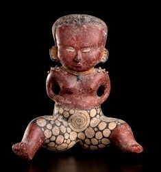 SCULTURA ANTROMORFA IN CERAMICA DIPINTA
Stile precolombiano...  - Asta Arte Asiatica, Africana e Precolombiana - Bertolami Fine Art - Casa d'Aste