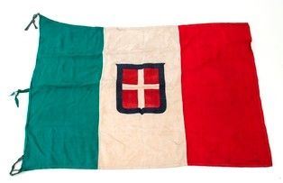 Italia, Regno
Bandiera Sabauda...  - Auction Fashion & Luxury, Memorabilia e Militaria - Bertolami Fine Art - Casa d'Aste