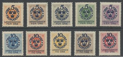 Collezione di francobolli, Svezia (1872/1982), MNH/MH