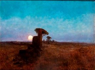 ANONIMO - Notturno nella campagna romana