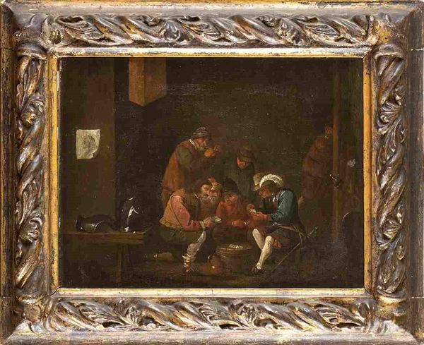 David Teniers Il Giovane - Giocatori di carte all'osteria...