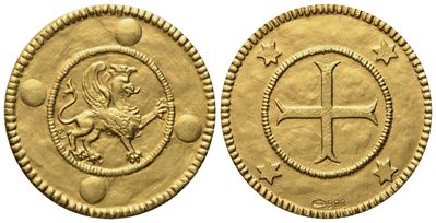Perugia. Medaglia Commemorativa Moderna. Au 900 (7,12 G; 22 MM)