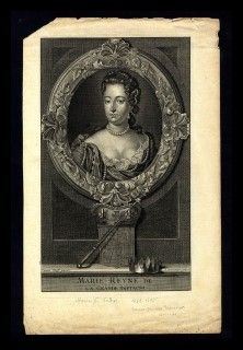 Etienne Desrocheres (1668 - 1741) da Adriaen van der Werff (1659-1722) - Maria II Tudor di Inghilterra...