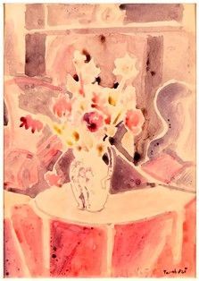 ORFEO TAMBURI - Vaso di fiori, 1959...