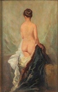 FRANCESCO VINEA - Nudo femminile di spalle...