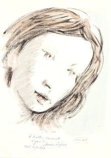 DOMENICO PURIFICATO : Volto di ragazza, 1977...  - Asta Arte Moderna e Contemporanea - Pittura, Scultura, Arti decorative e Disegni dal XIX al XXI secolo - Bertolami Fine Art - Casa d'Aste