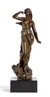 Scultura Art Nouveau - XX secolo...  - Auction  Mobili e Oggetti d'arte dal XVII all'inizio del XX secolo - Bertolami Fine Art - Casa d'Aste