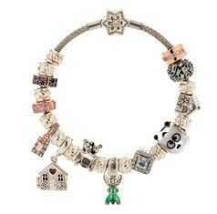Bracciale con charms in argento - manifattura PANDORA...