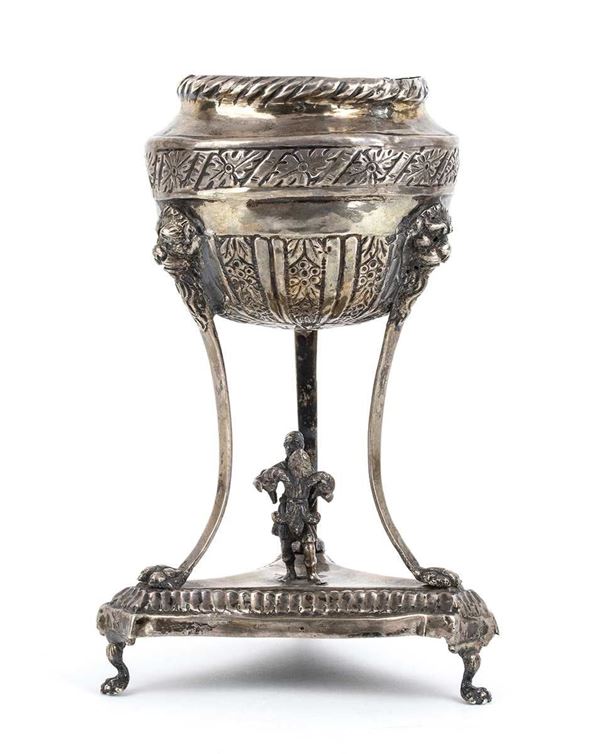 Vasetto italiano in argento - Napoli, 1832-1872...  - Auction Gioielli, orologi, argenti, penne ed altri oggetti d'arte e da collezione. - Bertolami Fine Art - Casa d'Aste