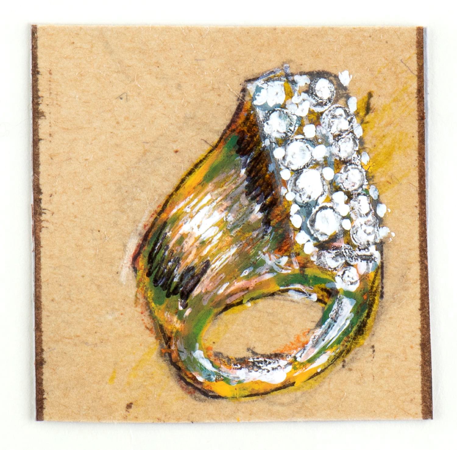 Giulio Zancolla - Progetto per anelli in oro giallo e diamanti