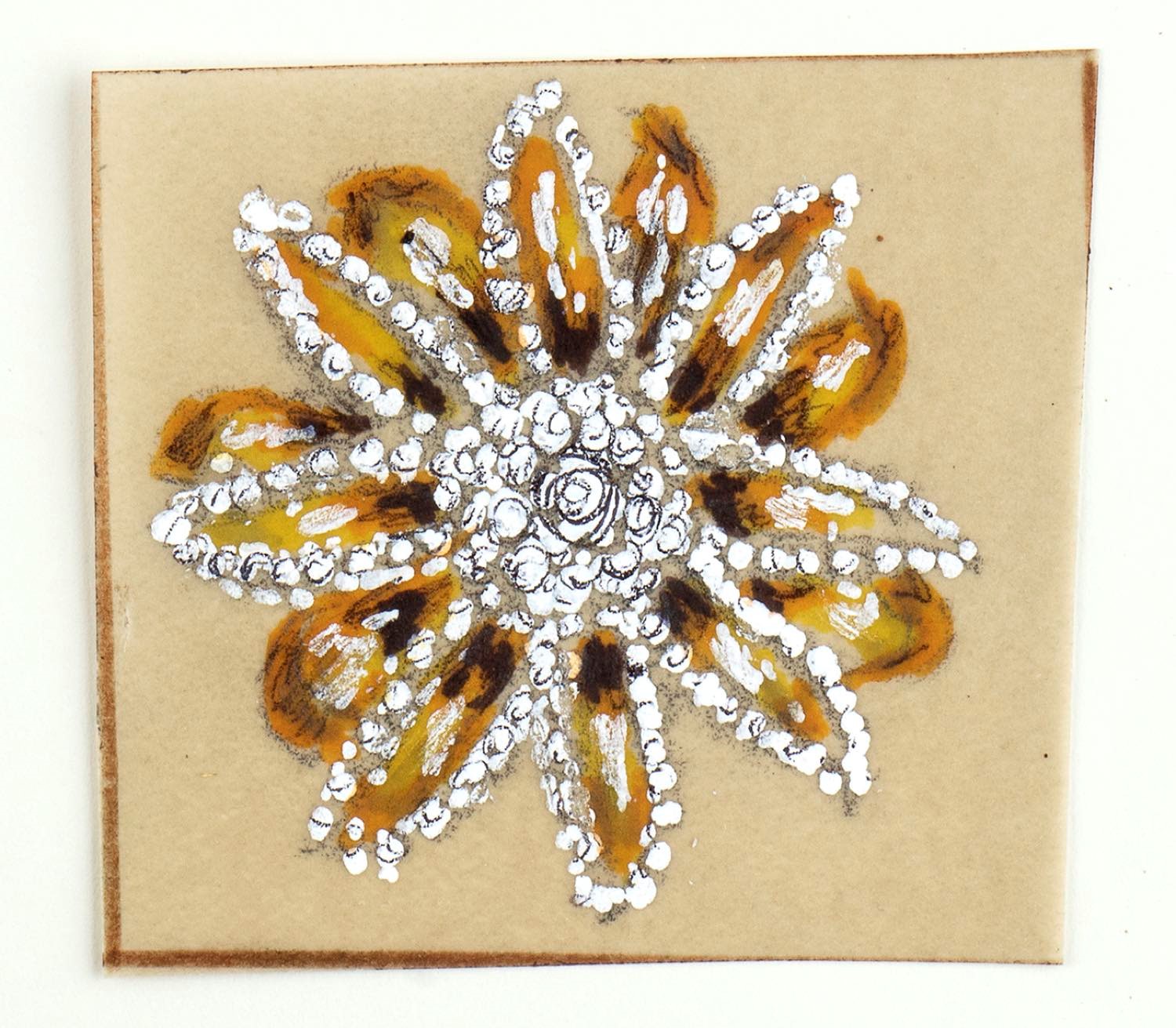 Giulio Zancolla - Progetto per quattro spille floreali in diamanti