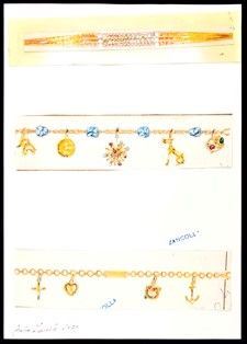 Design for bracelets - 1970s, GIULIO ZANCOLLA