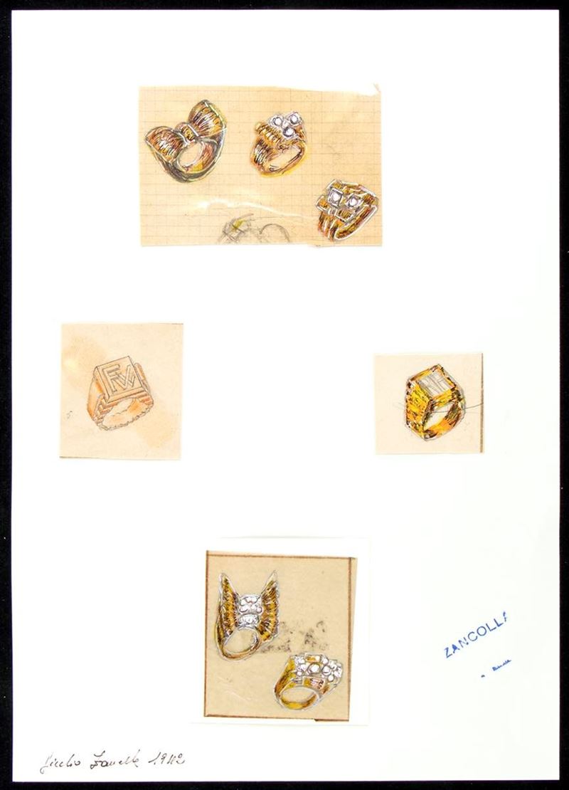 Giulio Zancolla - Progetti per anelli