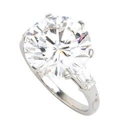DIAMANTE  TAGLIO BRILLANTE 7,27 ct, E, VS1  ...