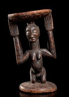 SGABELLO ANTROPOMORFO IN LEGNO
Repubblica Democratica del Congo, Luba...  - Asta Arte Asiatica, Africana e Precolombiana - Bertolami Fine Art - Casa d'Aste