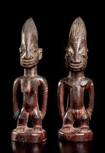 COPPIA DI 'IBEJI' IN LEGNO
Nigeria, Yoruba...