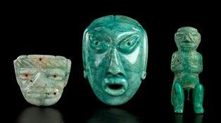 TRE OGGETTI IN PIETRA
stile precolombiano...  - Asta Arte Asiatica, Africana e Precolombiana - Bertolami Fine Art - Casa d'Aste