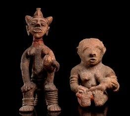 DUE FIGURE IN TERRACOTTA
Africa...  - Auction Arte Asiatica, Africana e Precolombiana - Bertolami Fine Art - Casa d'Aste