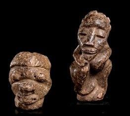 DUE FIGURE 'NOMOLI' IN PIETRA
Africa...  - Asta Arte Asiatica, Africana e Precolombiana - Bertolami Fine Art - Casa d'Aste