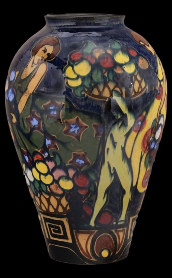 GIULIO RUFA (Roma, 1903 - Milano, 1970) : Vaso, 1925 ca. ...  - Asta Arte Moderna e Contemporanea - Pittura, Scultura, Arti decorative e Disegni dal XIX al XXI secolo - Bertolami Fine Art - Casa d'Aste