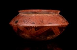 Contenitore in Ceramica Dipinta