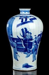 VASO A BALAUSTRO IN PORCELLANA 'BIANCO E BLU', MEIPING
Cina, XX secolo...  - Asta Arte Asiatica, Africana e Precolombiana - Bertolami Fine Art - Casa d'Aste