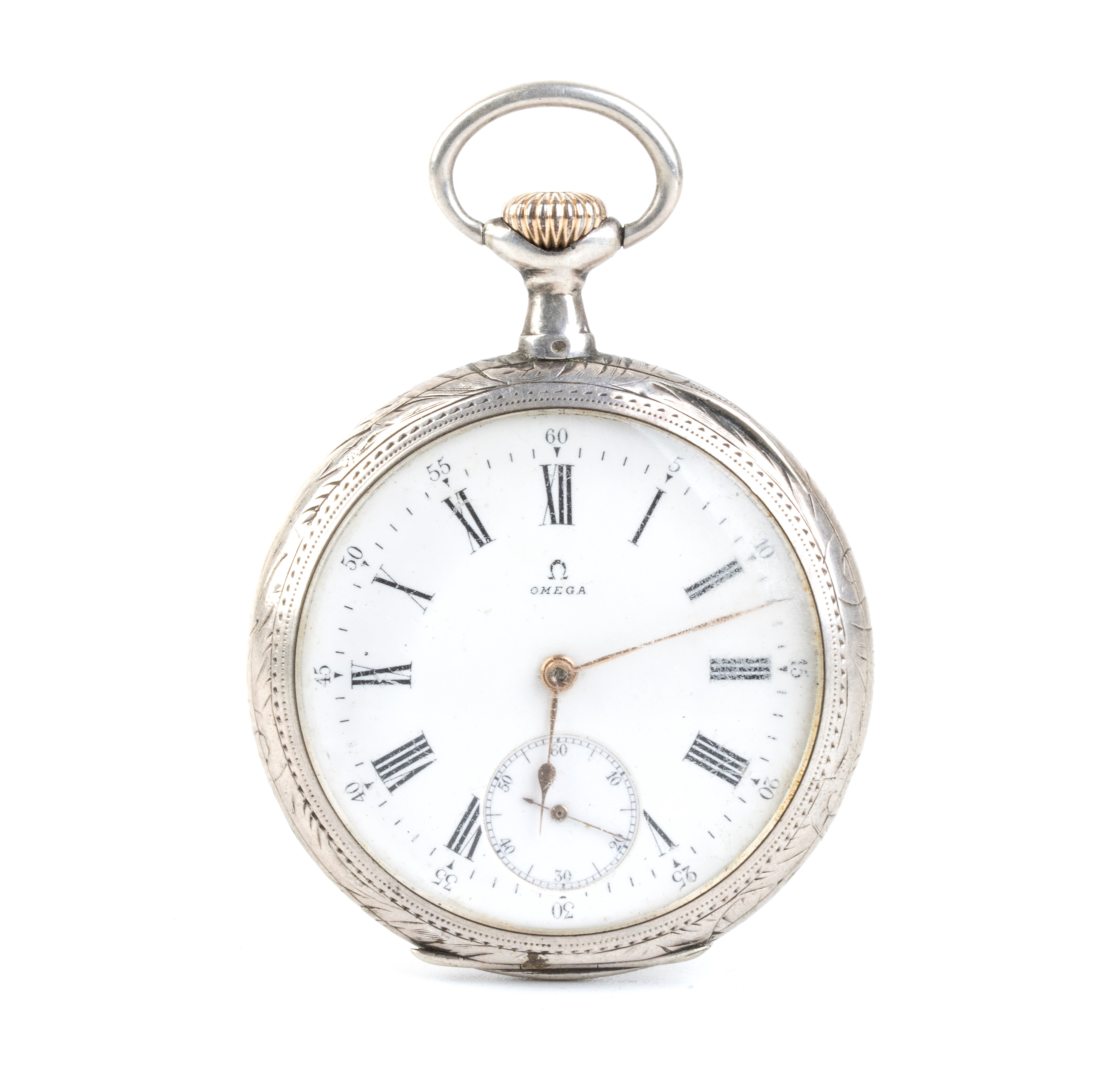 OMEGA: orologio da tasca in argento, 1910 circa - Asta Gioielli