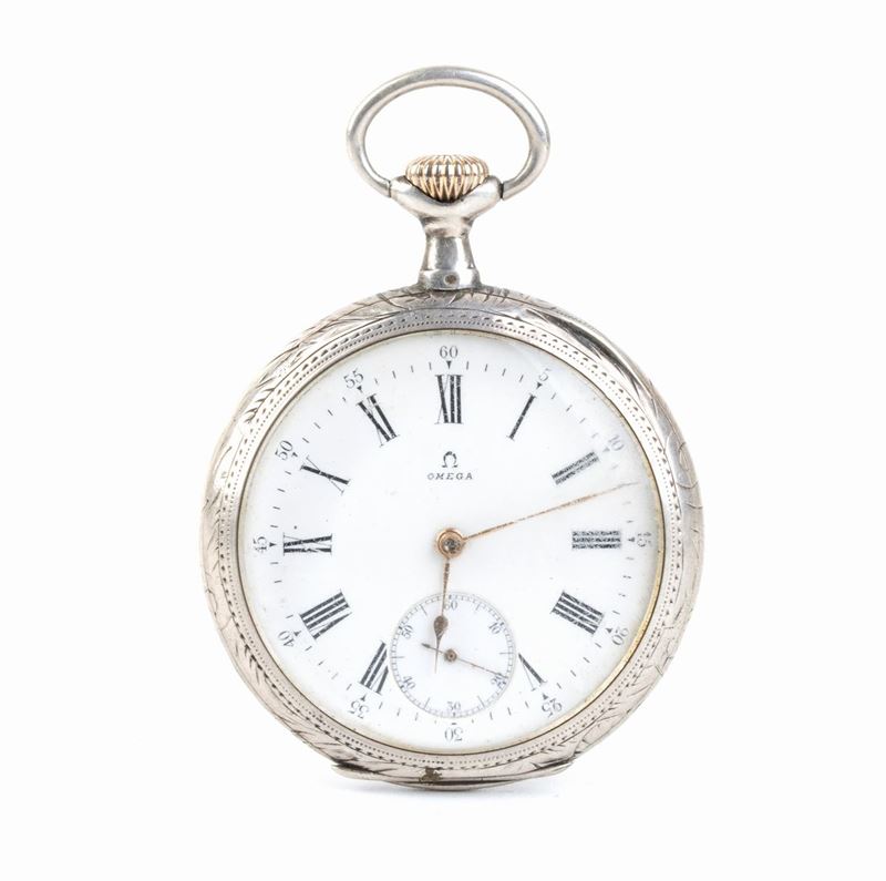 Omega: Orologio da Tasca in Argento, 1910 Circa
