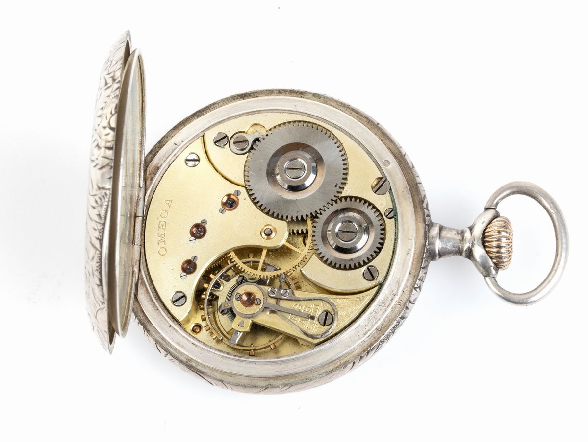 Omega: Orologio da Tasca in Argento, 1910 Circa