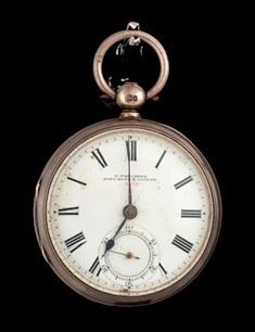 Orologio da Tasca Inglese in Argento - Londra 1911, G. Falconer Honk Kong & Lon...