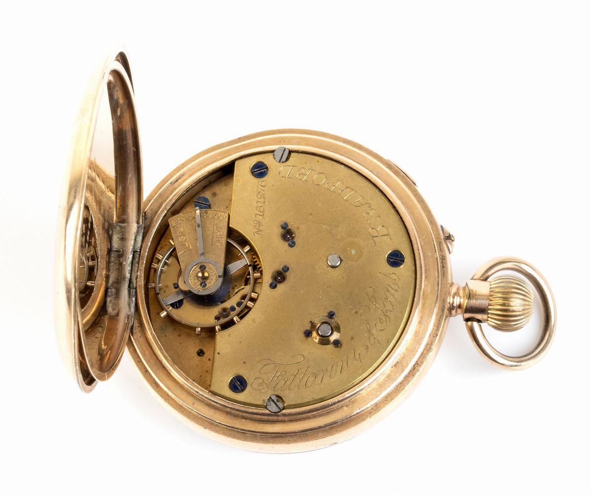 Orologio da Tasca Inglese, Cronografo 1/5 Centre Seconds – Fine XIX Secolo, Fat...
