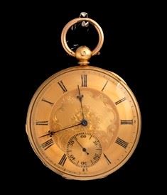 English gold pocket watch - Sheffield 1883...