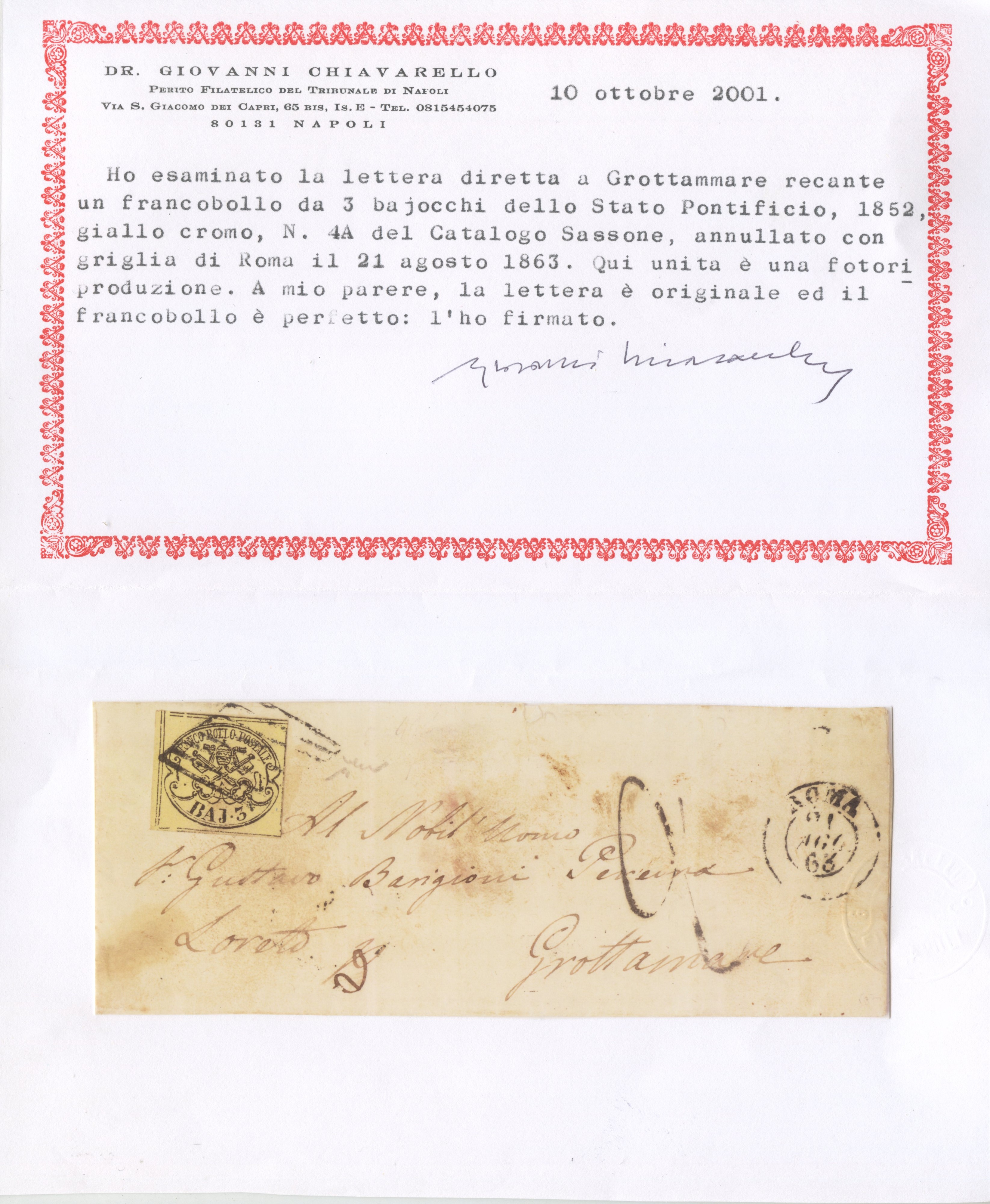 Pontificio - Storia Postale