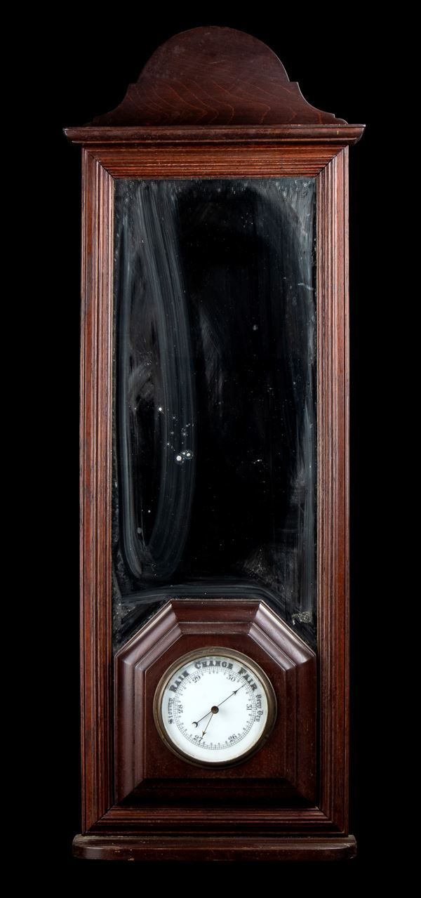 Mirror with barometer