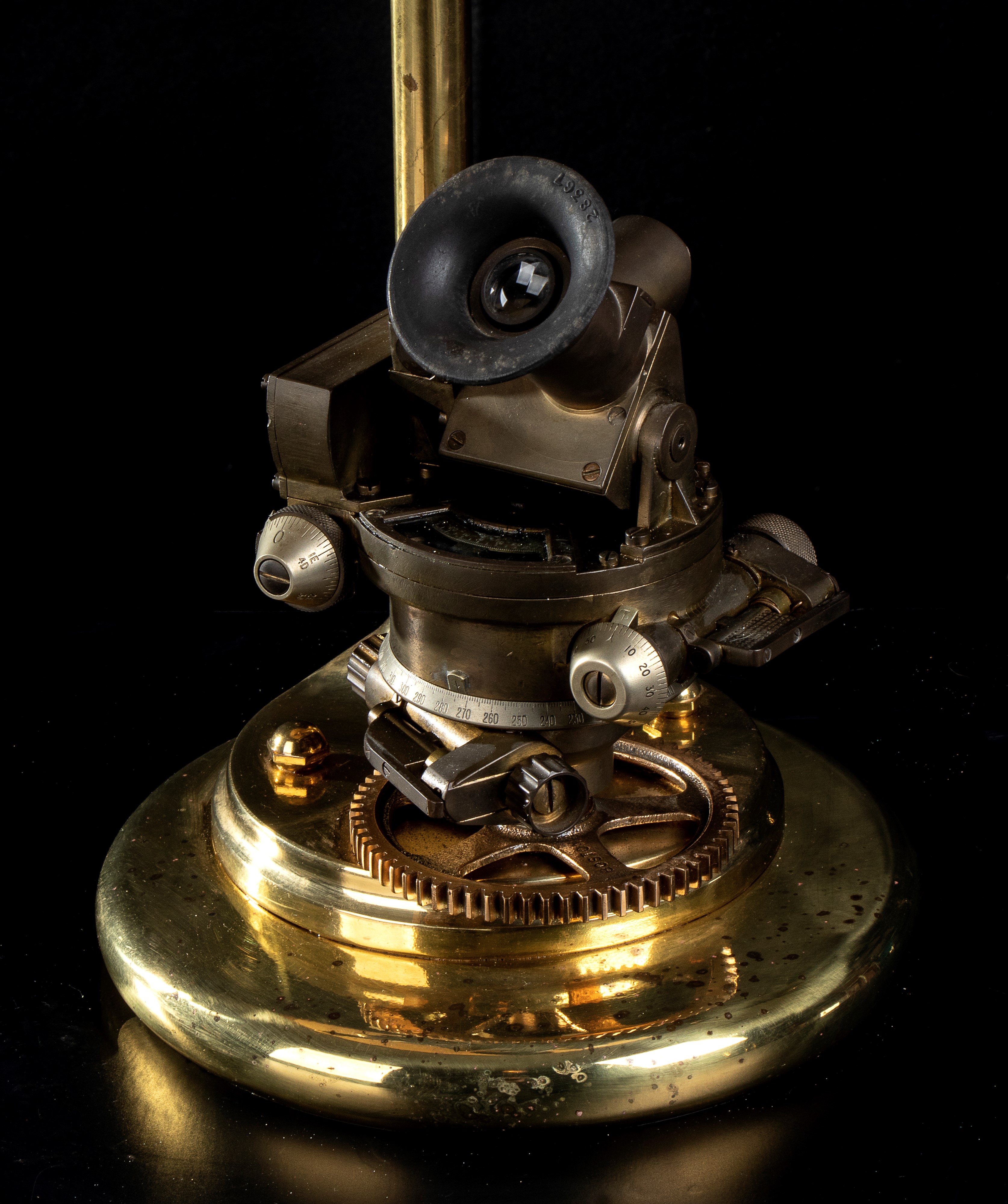 Lampada con clinometro