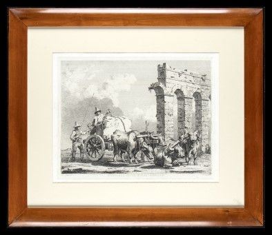 Buffalos in the Roman campagna...  - Auction Stampe antiche, moderne e carte geografiche - Bertolami Fine Art - Casa d'Aste