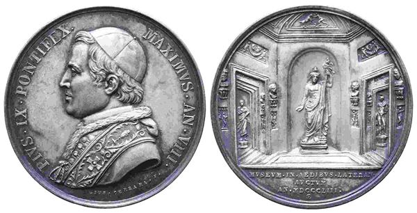 CITTA' DEL VATICANO. Stato Pontificio. Pio IX (1846-1878). Medaglia annuale 185...