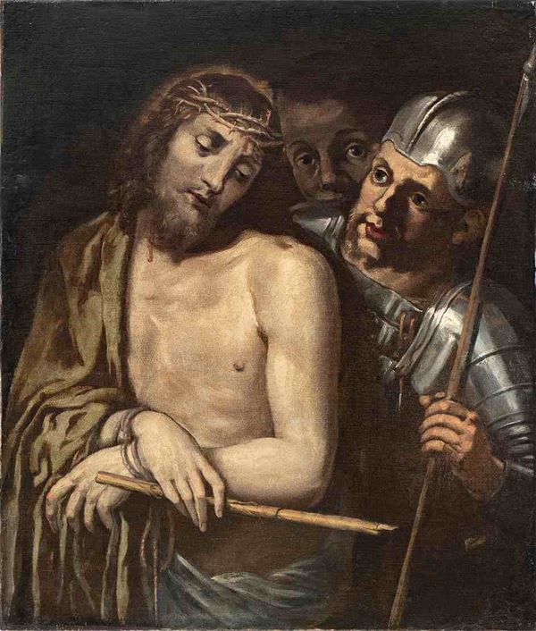 Artista fiammingo, prima met&#224; XVIII secolo - Ecce Homo...