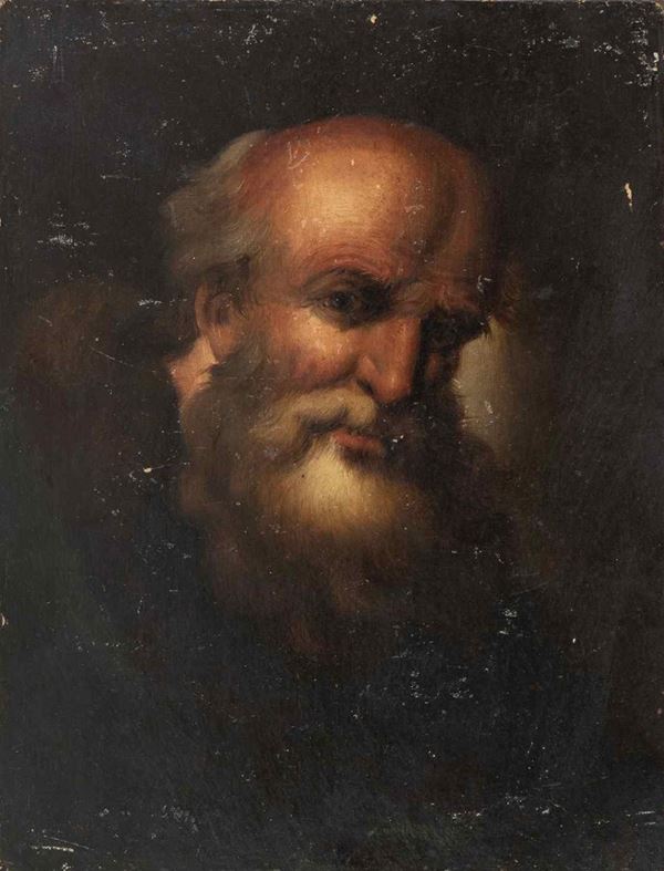 ARTISTA FIAMMINGO, XVII / XVIII SECOLO : Busto di vecchio con barba ...  - Auction Dipinti e disegni antichi. Secoli XVI-XIX - Bertolami Fine Art - Casa d'Aste