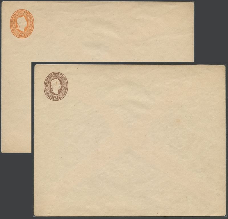 Lombardo-Veneto, Interi postali, formato 148×118