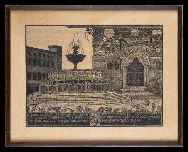 La Fontanna Maggiore a Perugia, 1938...  - Auction Stampe antiche, moderne e carte geografiche - Bertolami Fine Art - Casa d'Aste