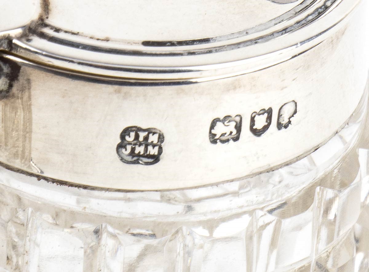 Hukin & Heath, John Thomas Heath & John Hartswore Middleton - Cruet Edoardiana Inglese in Argento...