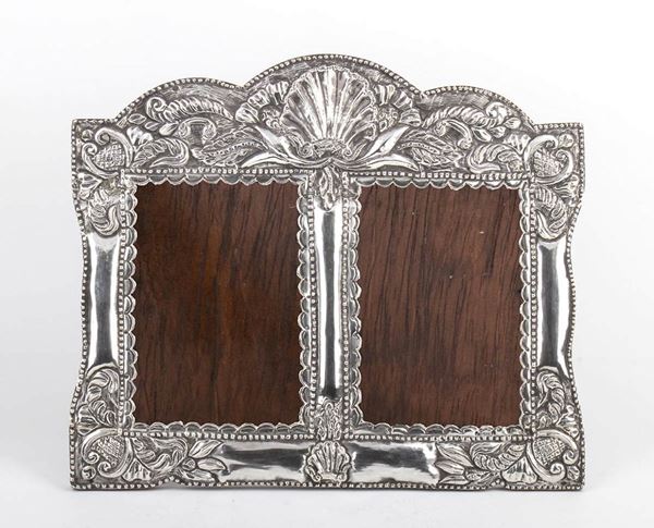 Peruvian sterling silver photo frame - Lima early 20th century